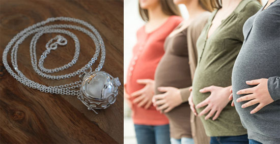 un collier de grossesse