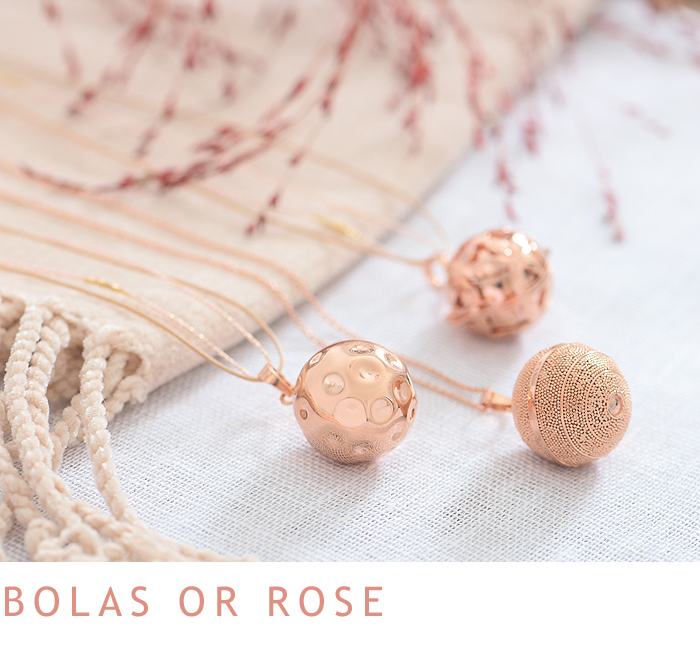 collection bola de grossesse or rose